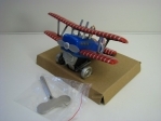  Letadlo looping plane Replika plechové hračky China 
